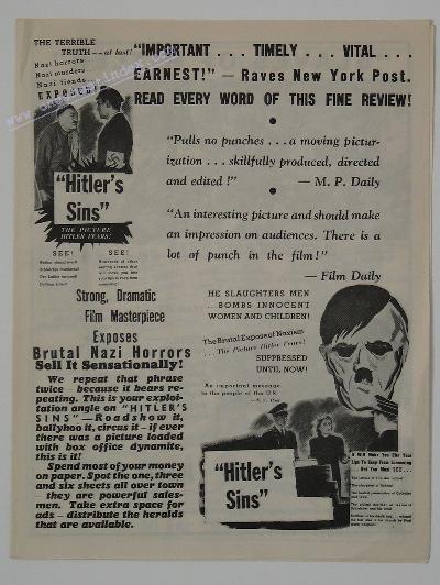 Hitler's Sins